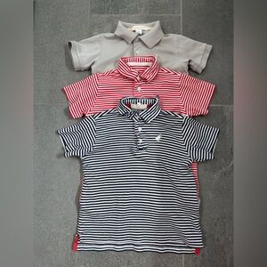 Striped Polo Shirts Set